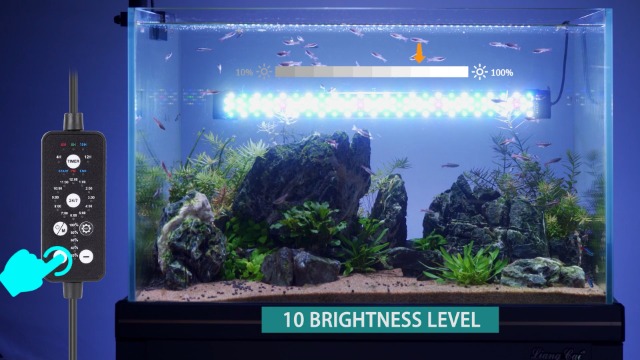 Amazon.com : hygger Submersible LED Aquarium Light, 24W 26.8 in 24